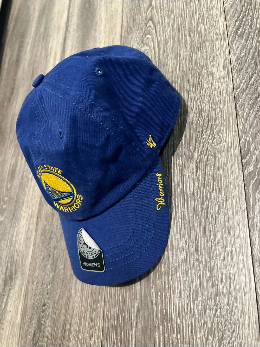 47 Brand Golden State Warriors Blue and Yellow Baseball Cap